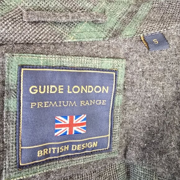 Mens Guide London Premium Range British Design Plaid Shirt Size S JJ4136 - Picture 4 of 10